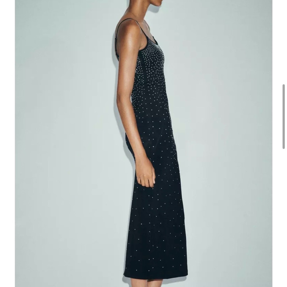 STRASS POLYAMIDE DRESS - Picture 4 of 8